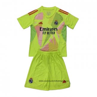 Cuarto Camiseta Real Madrid Portero Nino 24-25