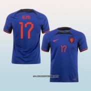 Jugador Segunda Camiseta Paises Bajos Blind 2022