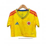 Primera Camiseta Colombia Mujer Corta 2026