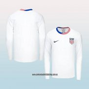 Primera Camiseta Estados Unidos 2024 Manga Larga