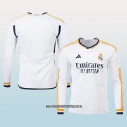 Primera Camiseta Real Madrid 23-24 Manga Larga