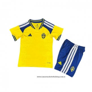 Primera Camiseta Suecia Nino 2026