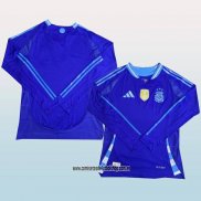 Segunda Camiseta Argentina 2024 Manga Larga