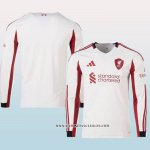 Segunda Camiseta Liverpool 25-26 Manga Larga