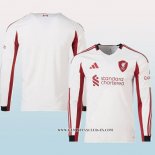 Segunda Camiseta Liverpool 25-26 Manga Larga