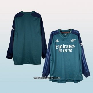 Tercera Camiseta Arsenal 23-24 Manga Larga