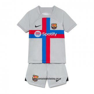 Tercera Camiseta Barcelona Nino 22-23