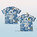 Camiseta Brasil Jesus 25-26 Azul Tailandia