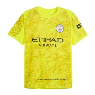 Camiseta Manchester City Portero 25-26 Amarillo