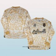Camiseta Palestina Special 25-26 Manga Larga Amarillo