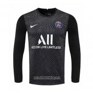 Camiseta Paris Saint-Germain Portero 20-21 Manga Larga Negro