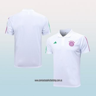 Camiseta Polo del Bayern Munich 23-24 Blanco