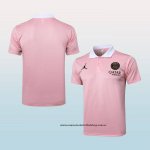 Camiseta Polo del Paris Saint-Germain Jordan 24-25 Rosa