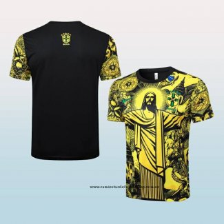 Camiseta de Entrenamiento Brasil Jesus 24-25 Amarillo