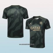 Camiseta de Entrenamiento Paris Saint-Germain Jordan 24-25 Verde