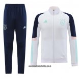 Chandal de Chaqueta del Ajax 23-24 Blanco