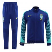 Chandal de Chaqueta del Brasil 23-24 Azul