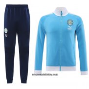 Chandal de Chaqueta del Manchester City 23-24 Azul Claro