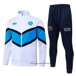 Chandal de Chaqueta del Napoli 25-26 Azul Blanco