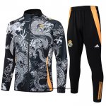Chandal de Chaqueta del Real Madrid Dragon 24-25 Negro
