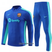 Chandal de Sudadera del Barcelona 23-24 Azul