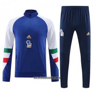 Chandal de Sudadera del Italia 23-24 Azul