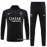 Chandal de Sudadera del Paris Saint-Germain Nino 23-24 Negro