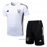 Chandal del Alemania 25-26 Manga Corta Blanco - Pantalon Corto