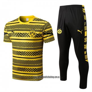 Chandal del Borussia Dortmund 22-23 Manga Corta Amarillo