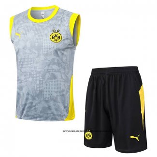 Chandal del Borussia Dortmund 25-26 Sin Mangas Gris