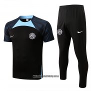 Chandal del Inter Milan 22-23 Manga Corta Negro