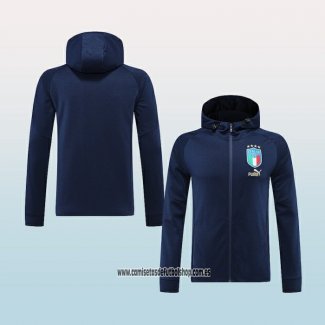 Chaqueta con Capucha del Italia 22-23 Azul