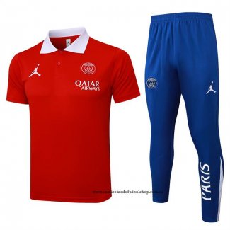 Conjunto Polo del Paris Saint-Germain 24-25 Rojo