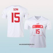 Jugador Segunda Camiseta Suiza Sow 2022