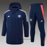 Manchester United 24-25 Azul Chandal de Invierno del