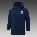 Olympique Marsella 24-25 Azul Chaqueta Invierno del