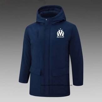Olympique Marsella 24-25 Azul Chaqueta Invierno del