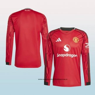 Primera Camiseta Manchester United 25-26 Manga Larga