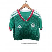 Primera Camiseta Mexico Mujer Corta 2026