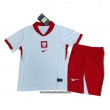 Primera Camiseta Polonia Nino 2024