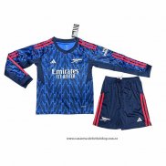 Segunda Camiseta Arsenal Nino 25-26 Manga Larga