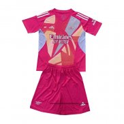 Segunda Camiseta Arsenal Portero Nino 24-25