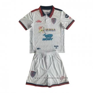 Segunda Camiseta Cagliari Calcio Nino 23-24
