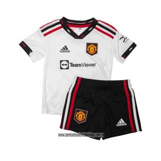 Segunda Camiseta Manchester United Nino 22-23