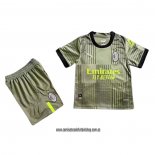 Tercera Camiseta AC Milan Nino 22-23