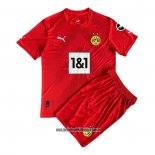 Camiseta Borussia Dortmund Portero Nino 22-23 Rojo