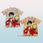 Camiseta Japon Anime Luffy 25-26 Naranja Tailandia