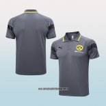 Camiseta Polo del Borussia Dortmund 23-24 Gris