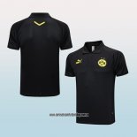 Camiseta Polo del Borussia Dortmund 23-24 Negro