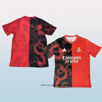 Camiseta Real Madrid Dragon 25-26 Rojo Tailandia